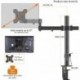  Bracwiser Dual Fully Adjustable Monitor Arm Stand Mount Fits Two Screen 13-27 inch 22lbs for Monitor Computer Screen 13 15 17 19 20 22 23 24 26 27 inch VESA 75 100 (MD7442) 
