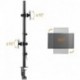  Bracwiser Dual Vertical Fully Adjustable Monitor Arm Stand Mount Fits Two Screen 13-27 inch 22lbs for Monitor Computer Screen 13 15 17 19 20 22 23 24 26 27 inch VESA 75 100 (MD7802) 