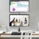  Bracwiser Dual Vertical Fully Adjustable Monitor Arm Stand Mount Fits Two Screen 13-27 inch 22lbs for Monitor Computer Screen 13 15 17 19 20 22 23 24 26 27 inch VESA 75 100 (MD7802) 