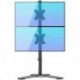  Dual Monitor Stand Free Standing Desk Mount Fits Two Screens up to 27 inch 22 lbs Fully Adjustable Arms with Max VESA 100x100mm (ML7802) 