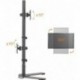  Dual Monitor Stand Free Standing Desk Mount Fits Two Screens up to 27 inch 22 lbs Fully Adjustable Arms with Max VESA 100x100mm (ML7802) 
