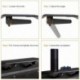  Bracwiser No Drill TV Top Shelf 24 inch Wide Monitor Top Mounting Bracket Platform Holds Speaker, AV Receiver, Media Box, Game Console and More 