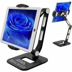  Bracwiser Adjustable Tablet Phone Holder Stand for 4.7-11 inch iPad, iPad Air, iPad Pro, Samsung Tabs, and Phones (YFD208B) 